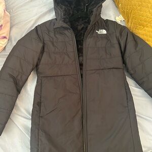 The North Face Kids Charcoal Puffer Coat